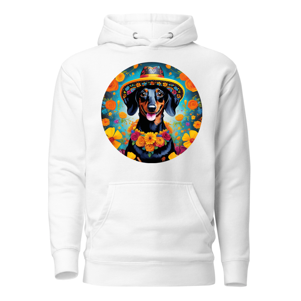 PugMug Custom Black Dachshund Hoodie