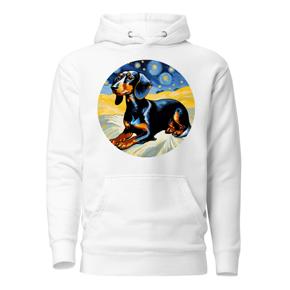 PugMug Custom Black Dachshund Hoodie