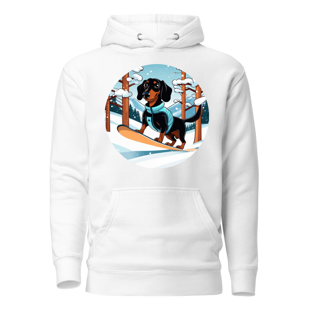 PugMug Custom Black Dachshund Hoodie