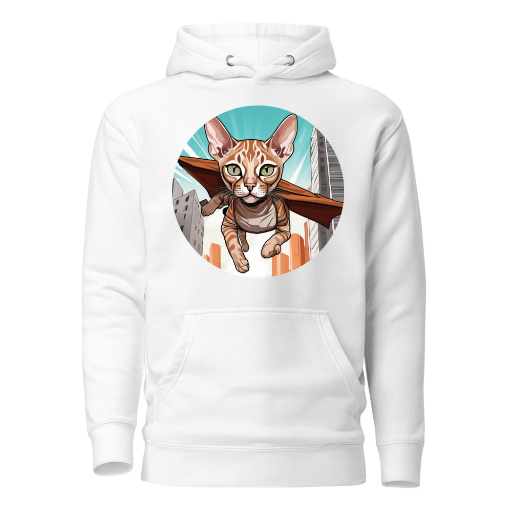 PugMug Custom Tabby Devon Rex Cat Hoodie