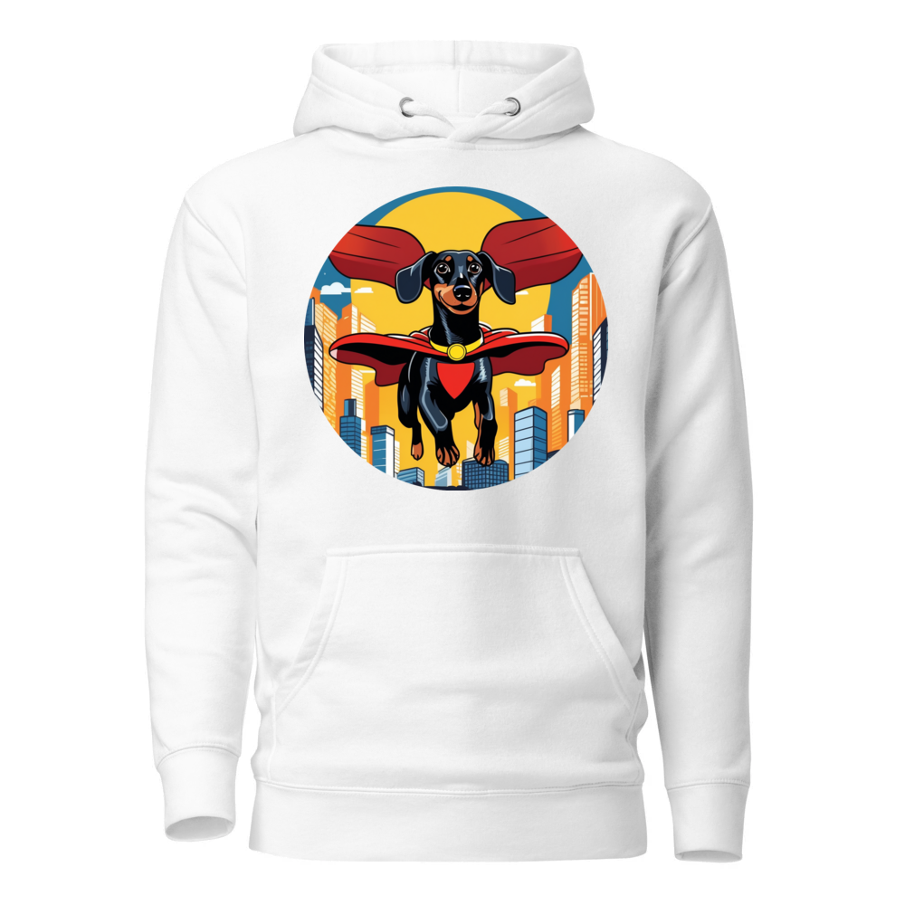 PugMug Custom Black Dachshund Hoodie