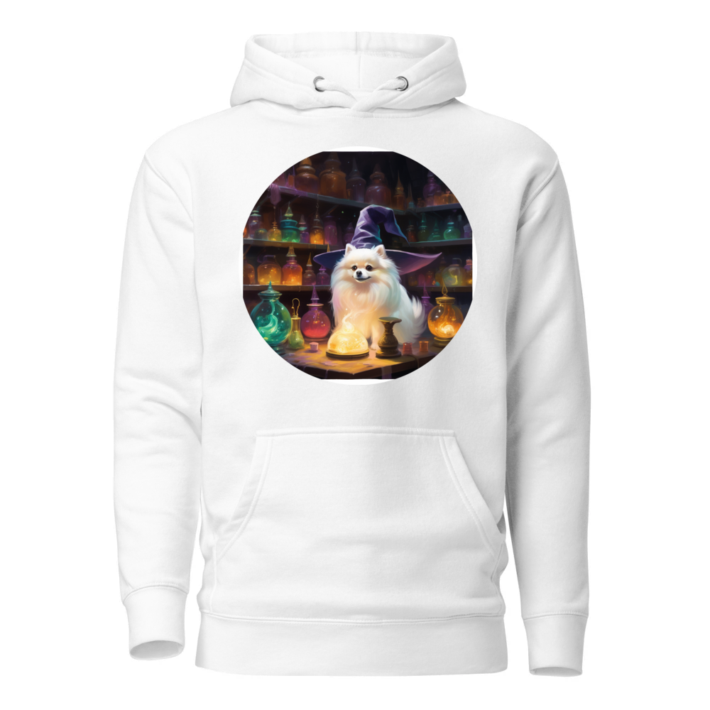 PugMug Custom White Pomeranian Hoodie