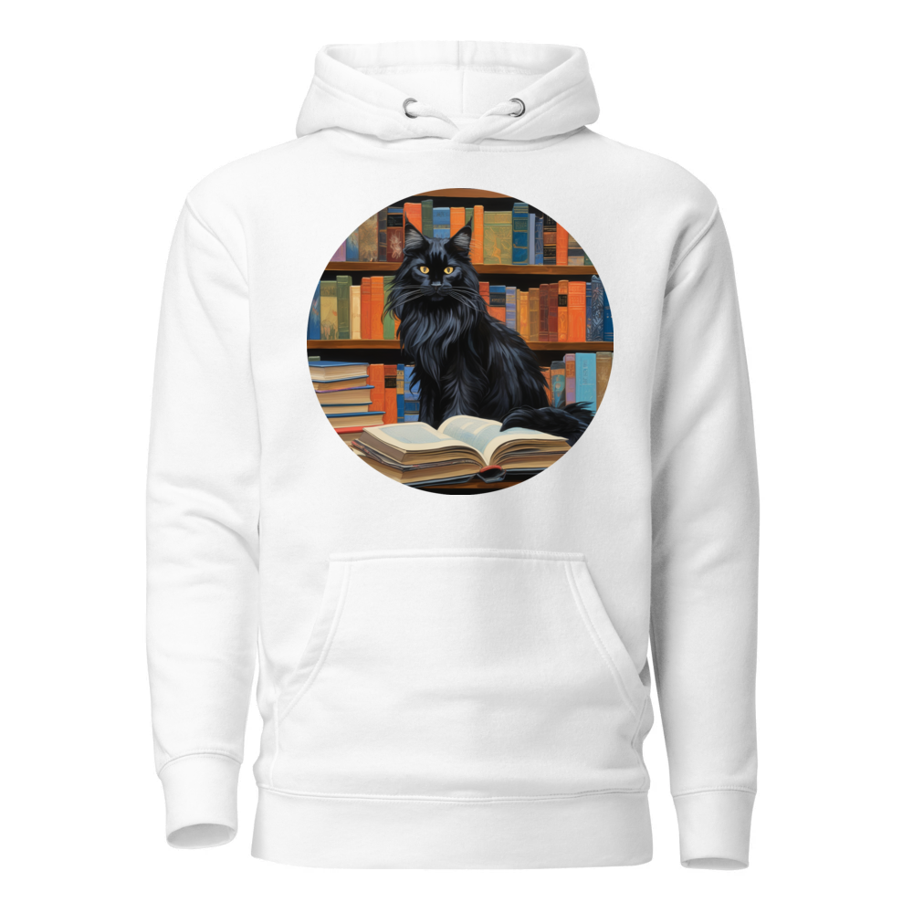 PugMug Custom Black Maine Coon Cat Hoodie