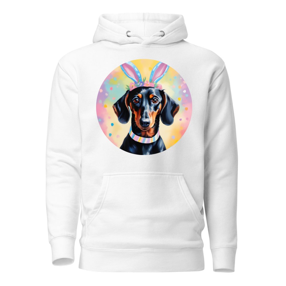 PugMug Custom Black Dachshund Hoodie
