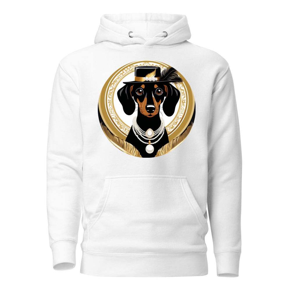 PugMug Custom Black Dachshund Hoodie