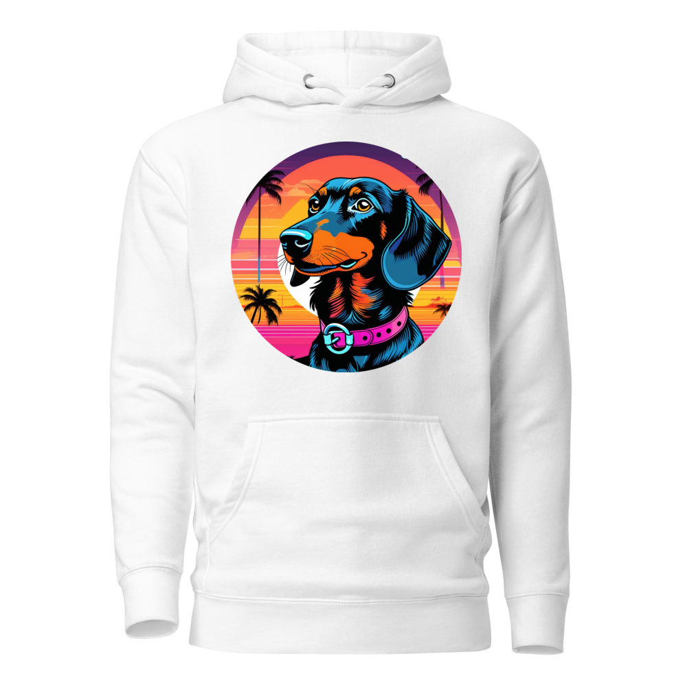 PugMug Custom Black Dachshund Hoodie