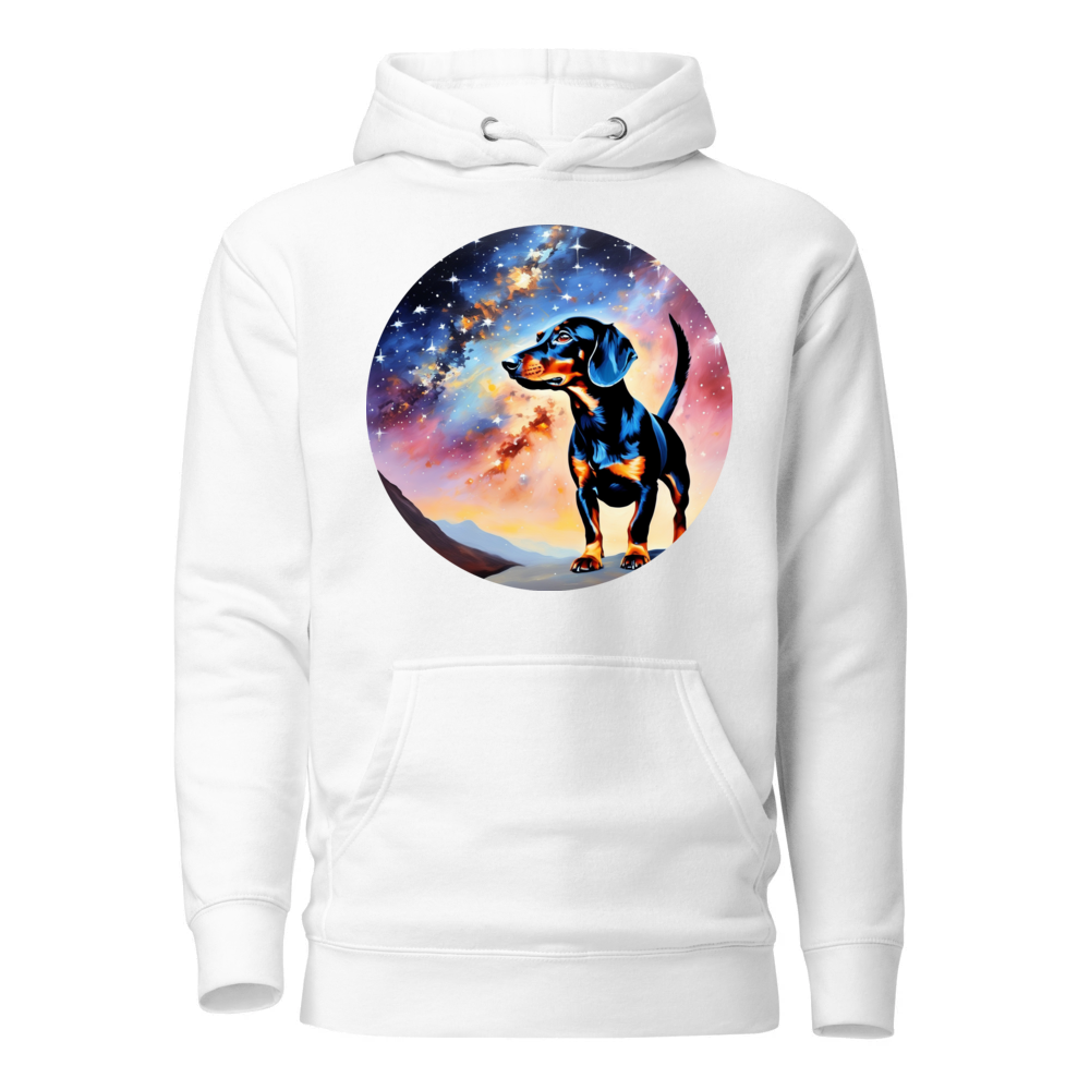 PugMug Custom Black Dachshund Hoodie