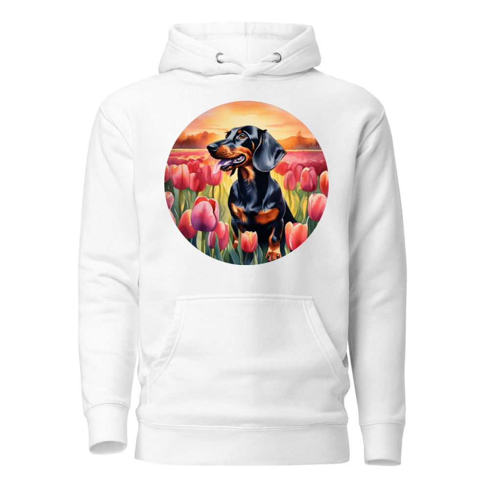 PugMug Custom Black Dachshund Hoodie