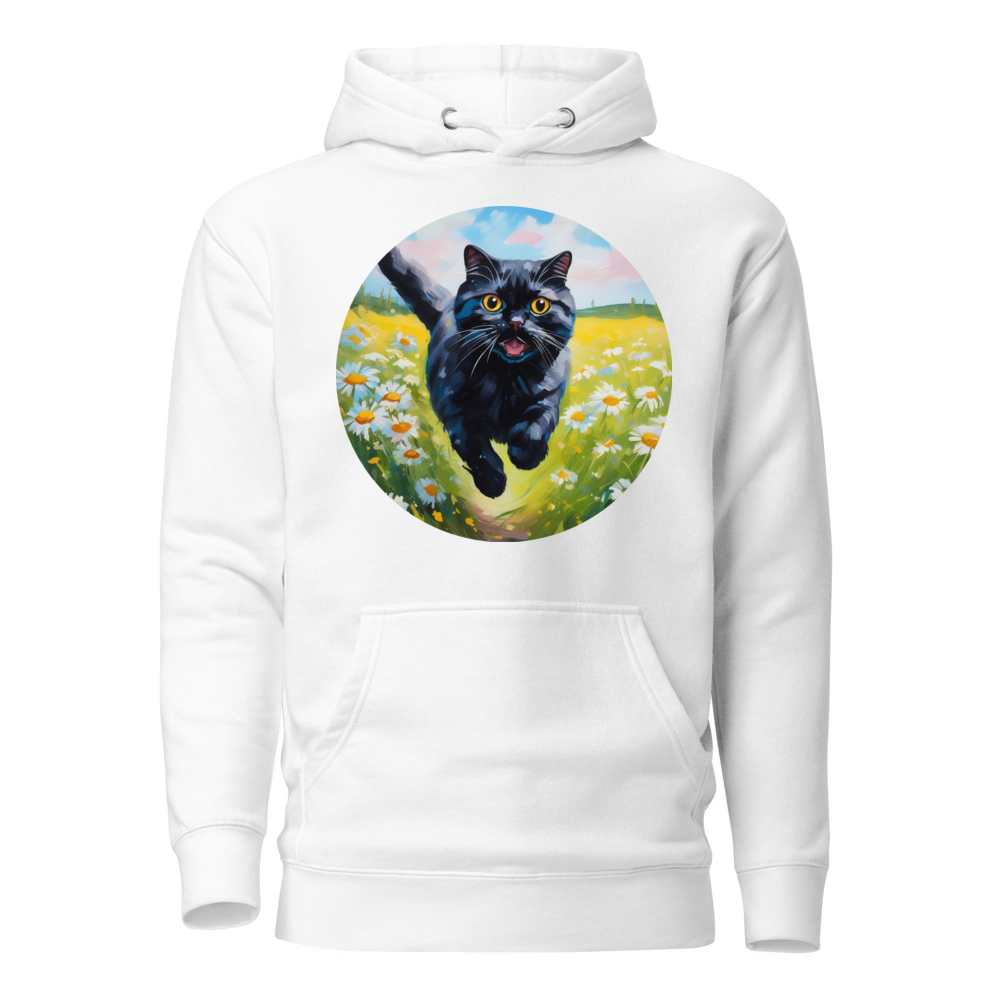 PugMug Custom Black Scottish Fold Cat Hoodie