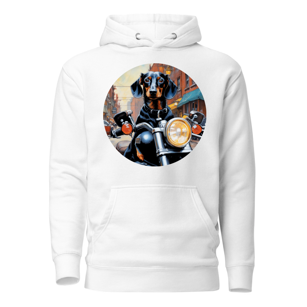 PugMug Custom Black Dachshund Hoodie