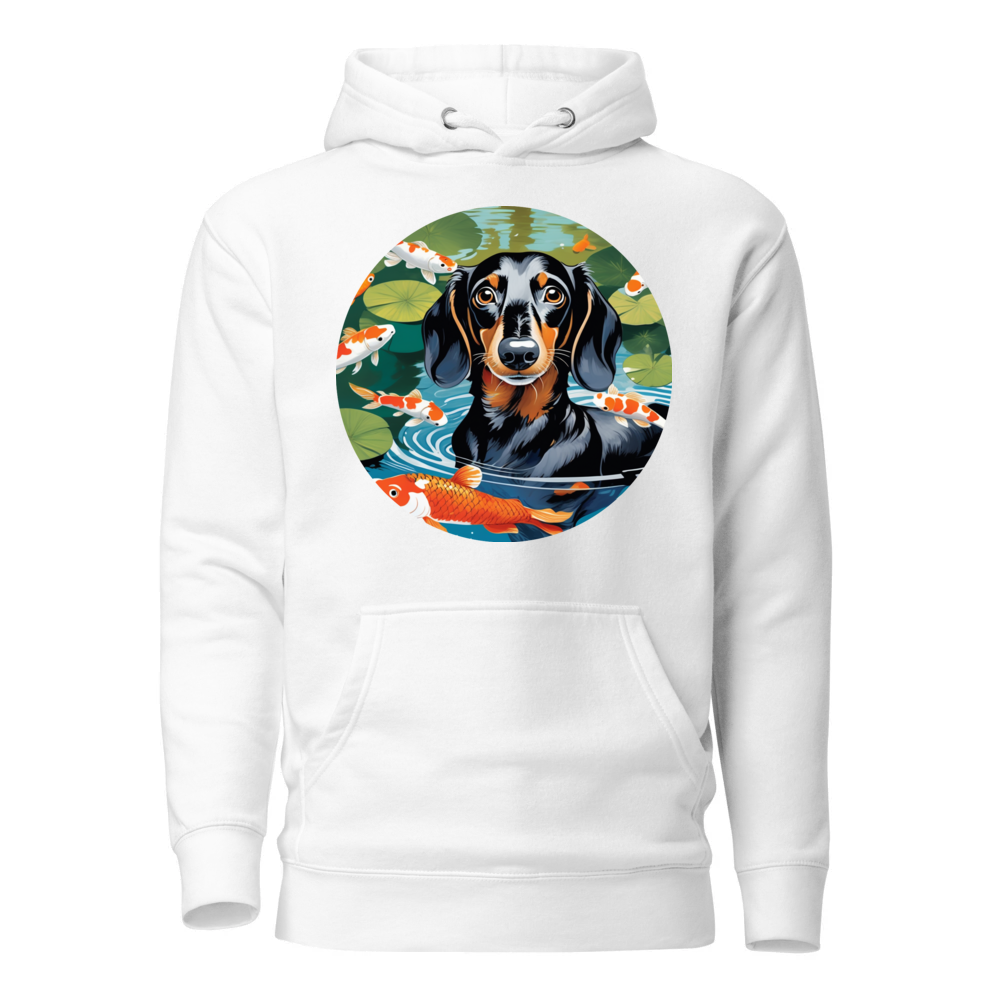 PugMug Custom Black Dachshund Hoodie