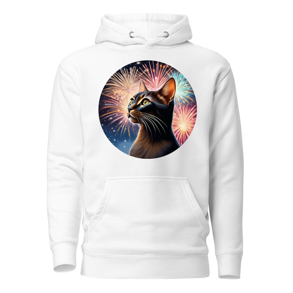PugMug Custom Black Abyssinian Cat Hoodie