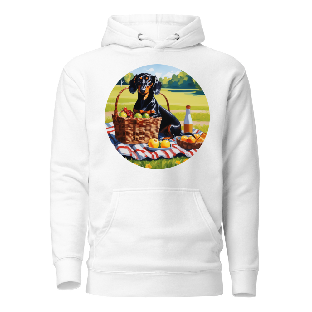 PugMug Custom Black Dachshund Hoodie