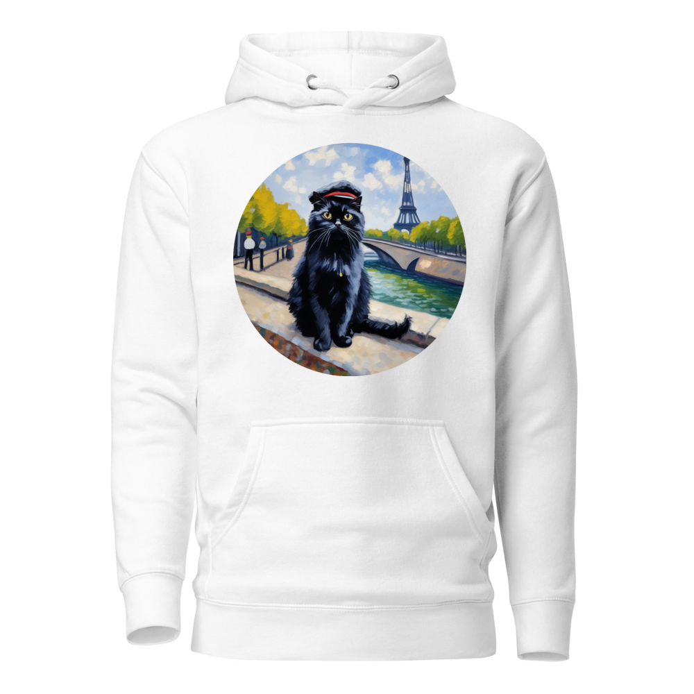 PugMug Custom Black Persian Cat Hoodie