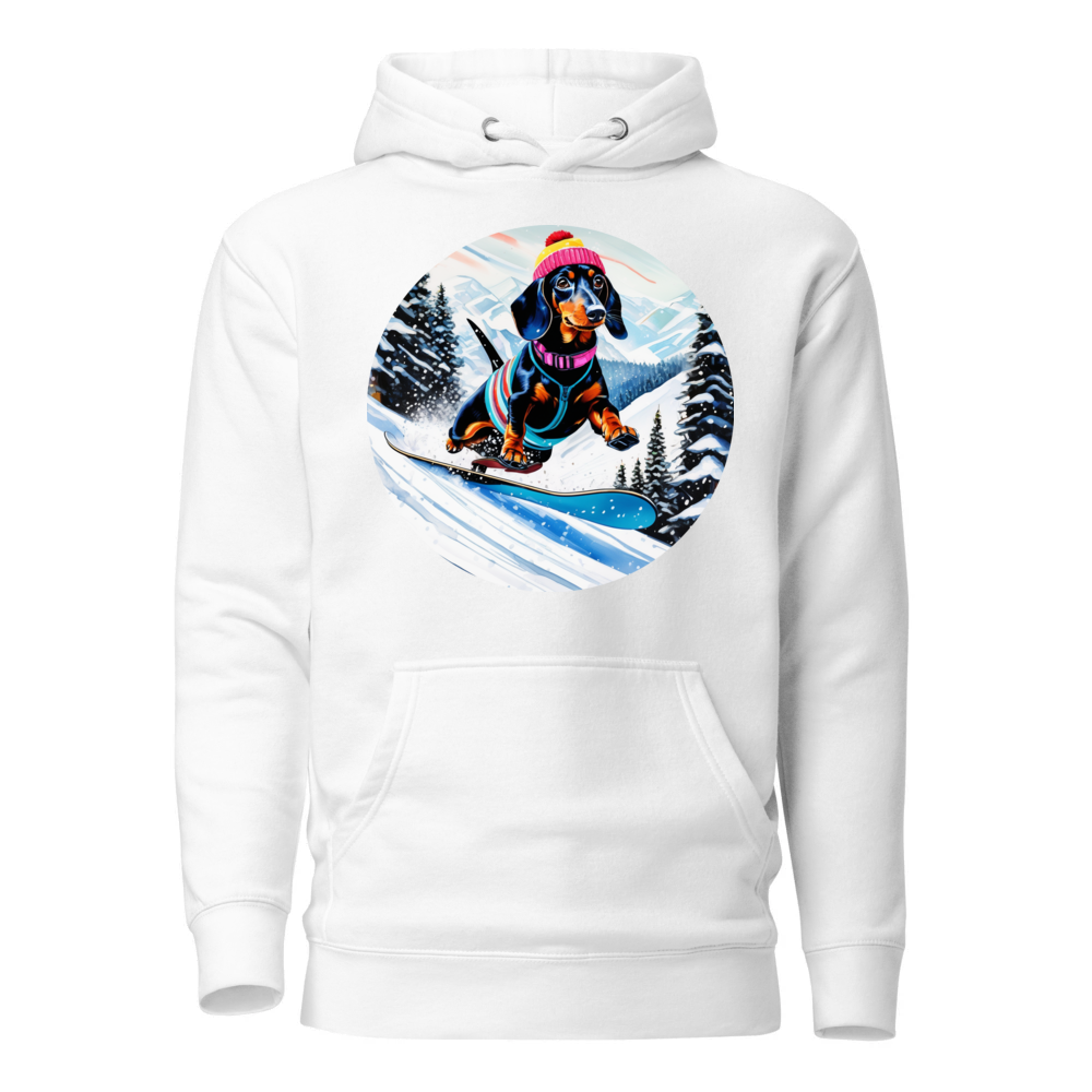 PugMug Custom Black Dachshund Hoodie