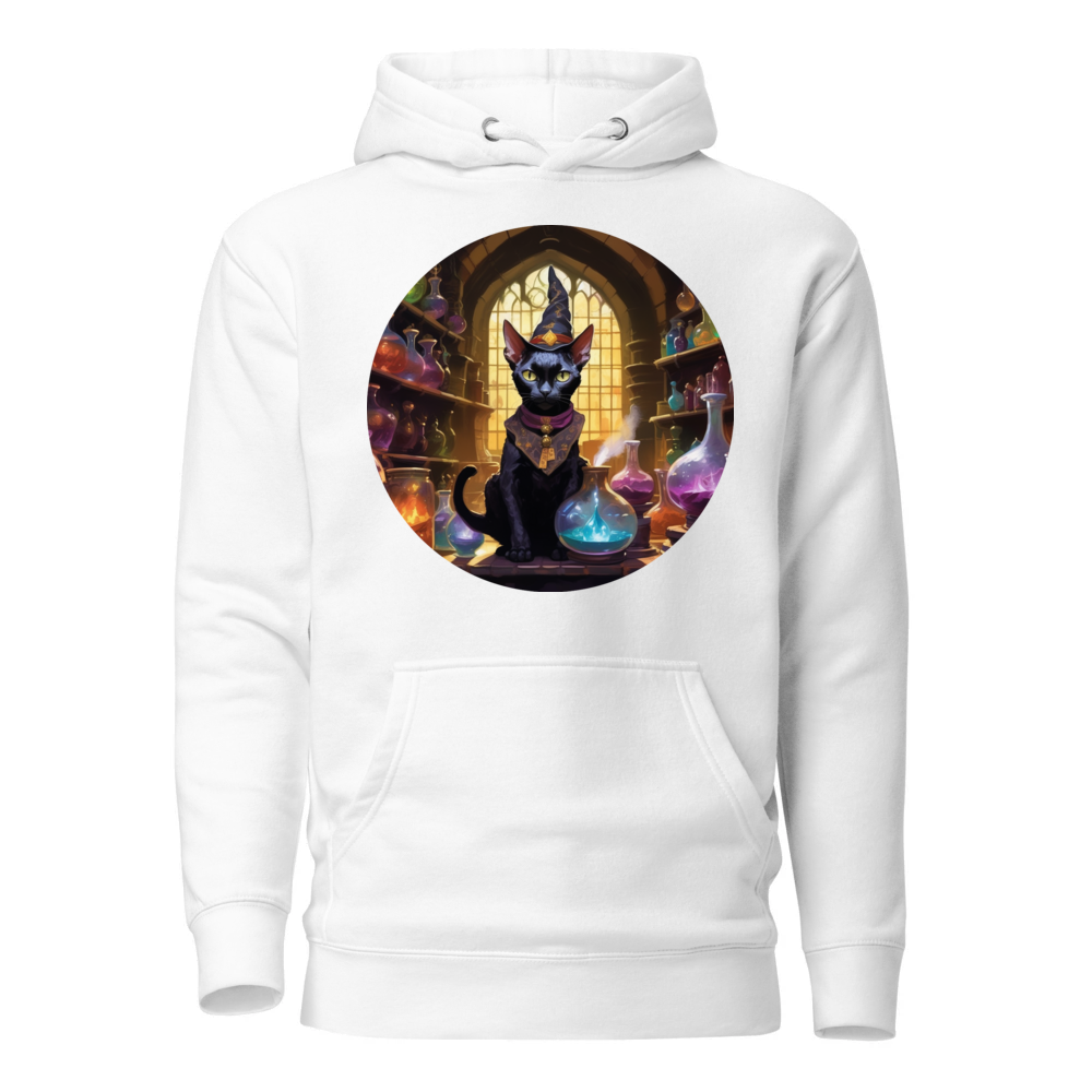 PugMug Custom Black Devon Rex Cat Hoodie