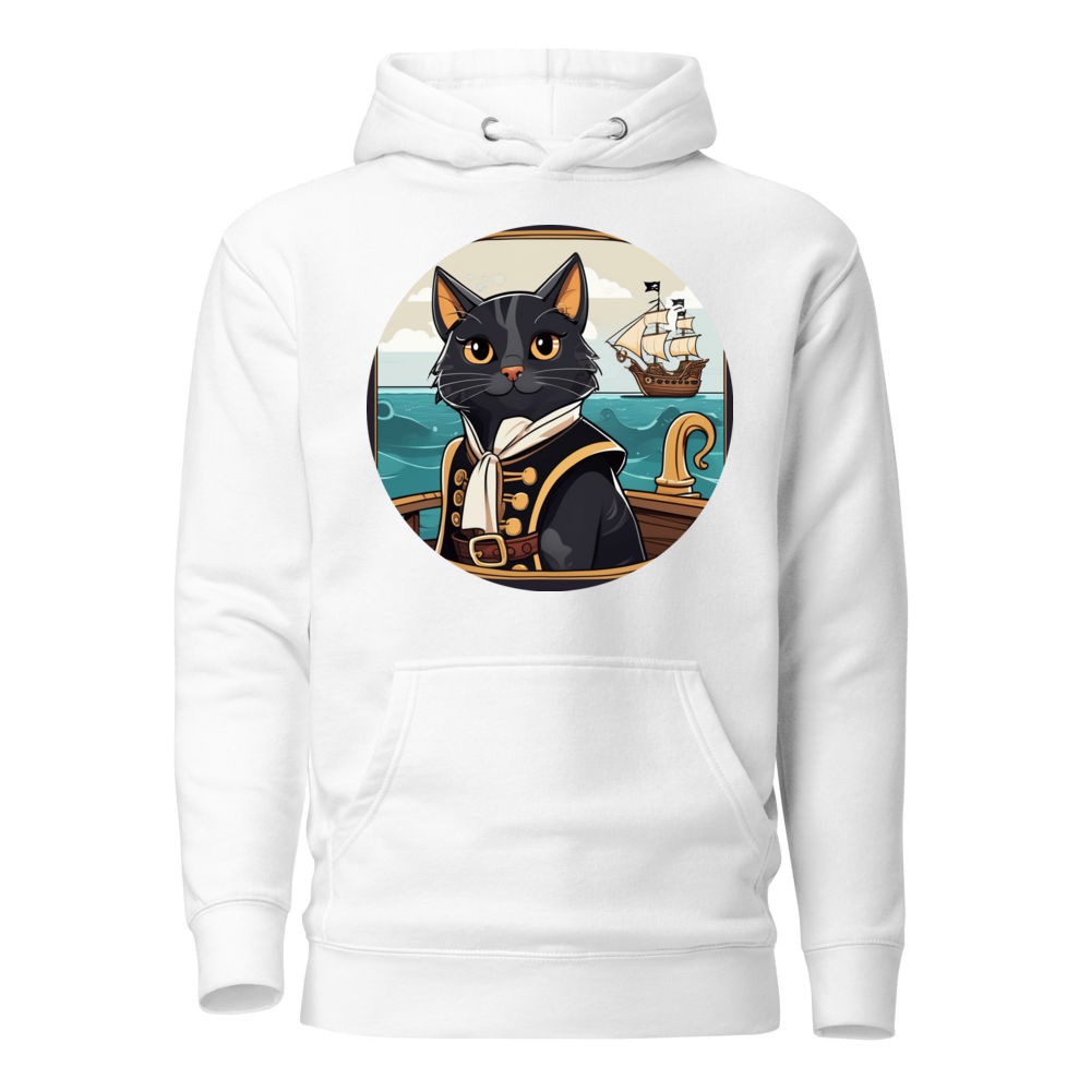 PugMug Custom Black Companion Cat Hoodie