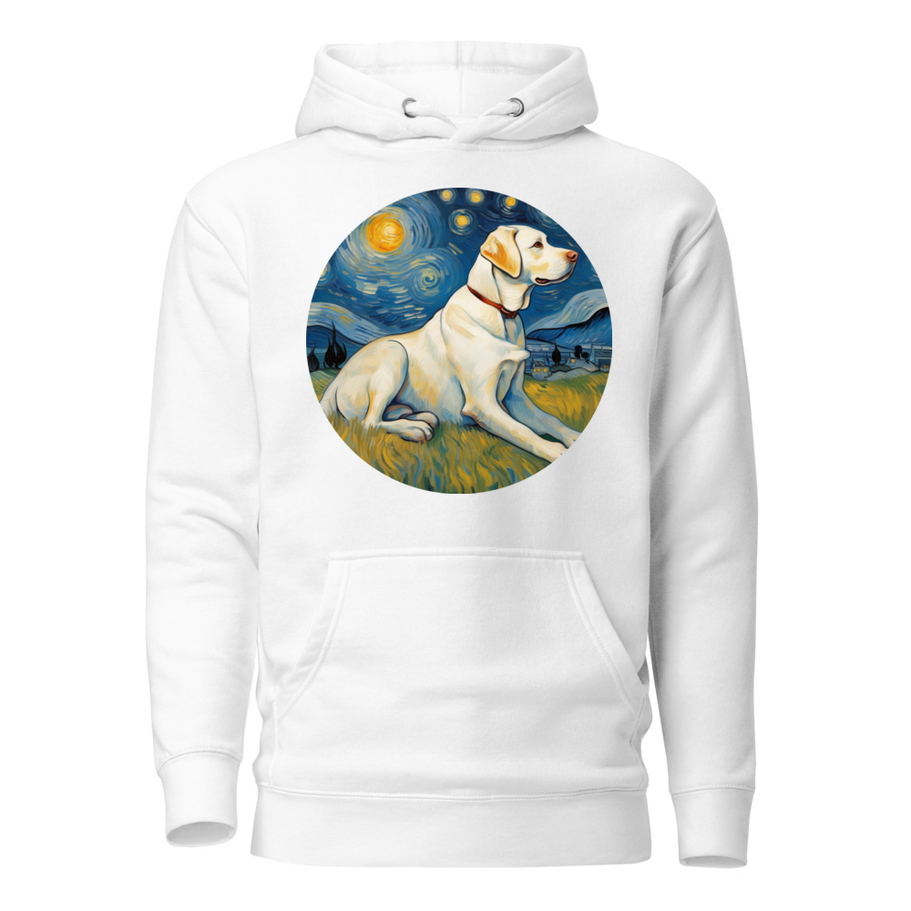 PugMug Custom White Labrador Retriever Hoodie