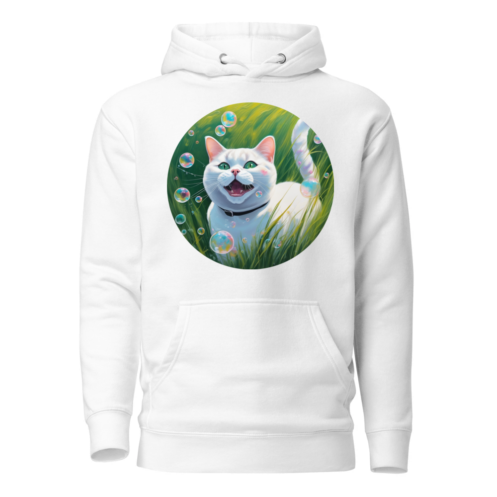 PugMug Custom White British Shorthair Cat Hoodie
