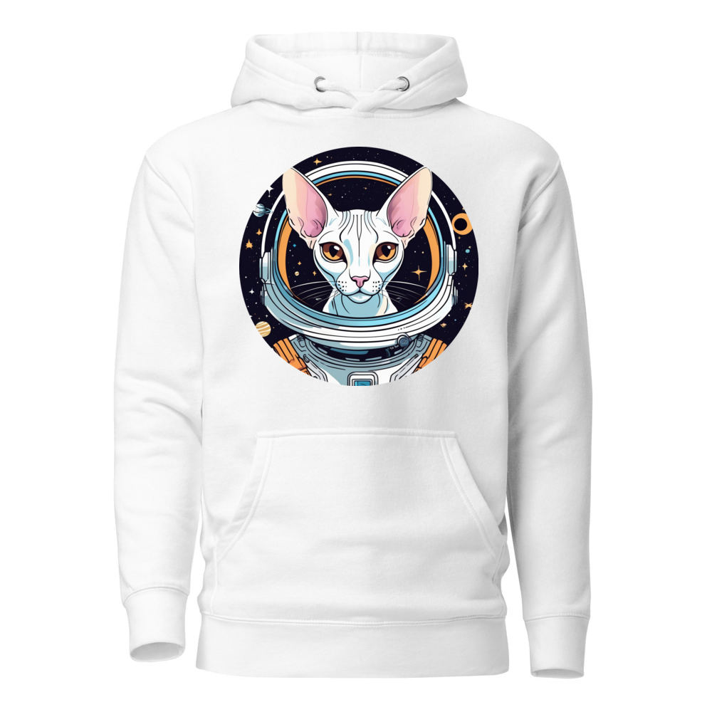 PugMug Custom White Sphynx Cat Hoodie