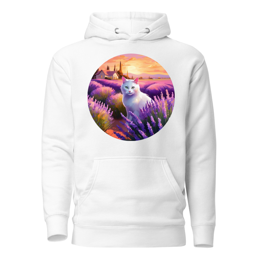 PugMug Custom White Companion Cat Hoodie