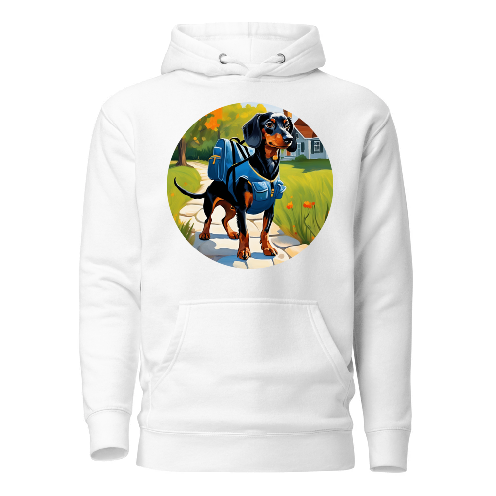 PugMug Custom Black Dachshund Hoodie