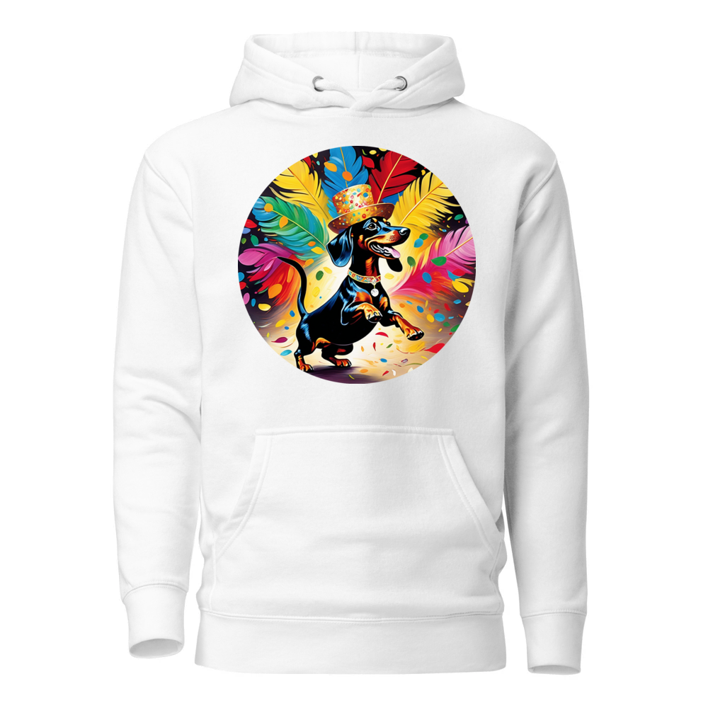 PugMug Custom Black Dachshund Hoodie