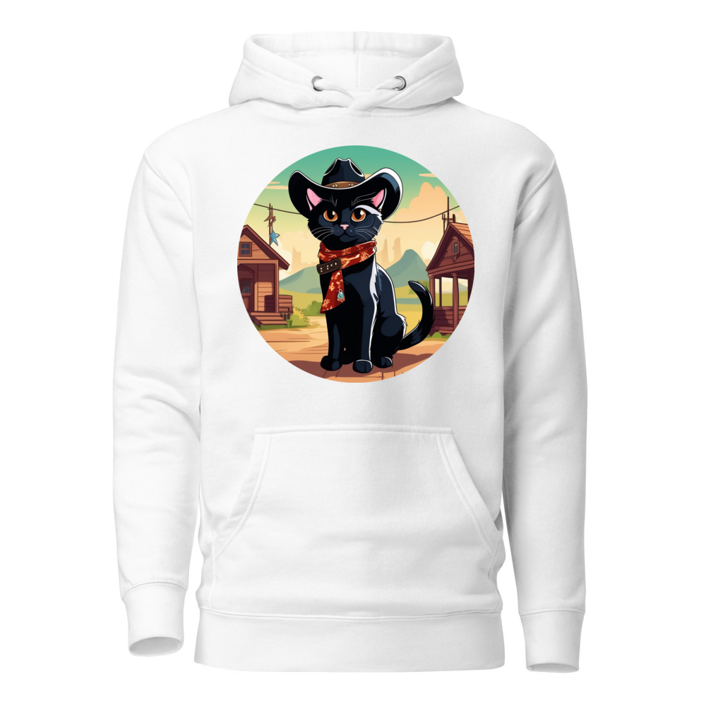 PugMug Custom Black Companion Cat Hoodie