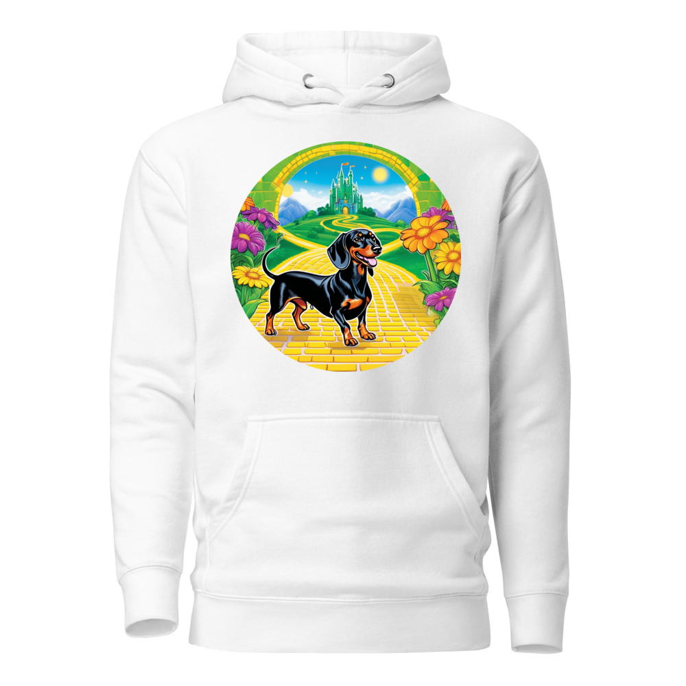 PugMug Custom Black Dachshund Hoodie
