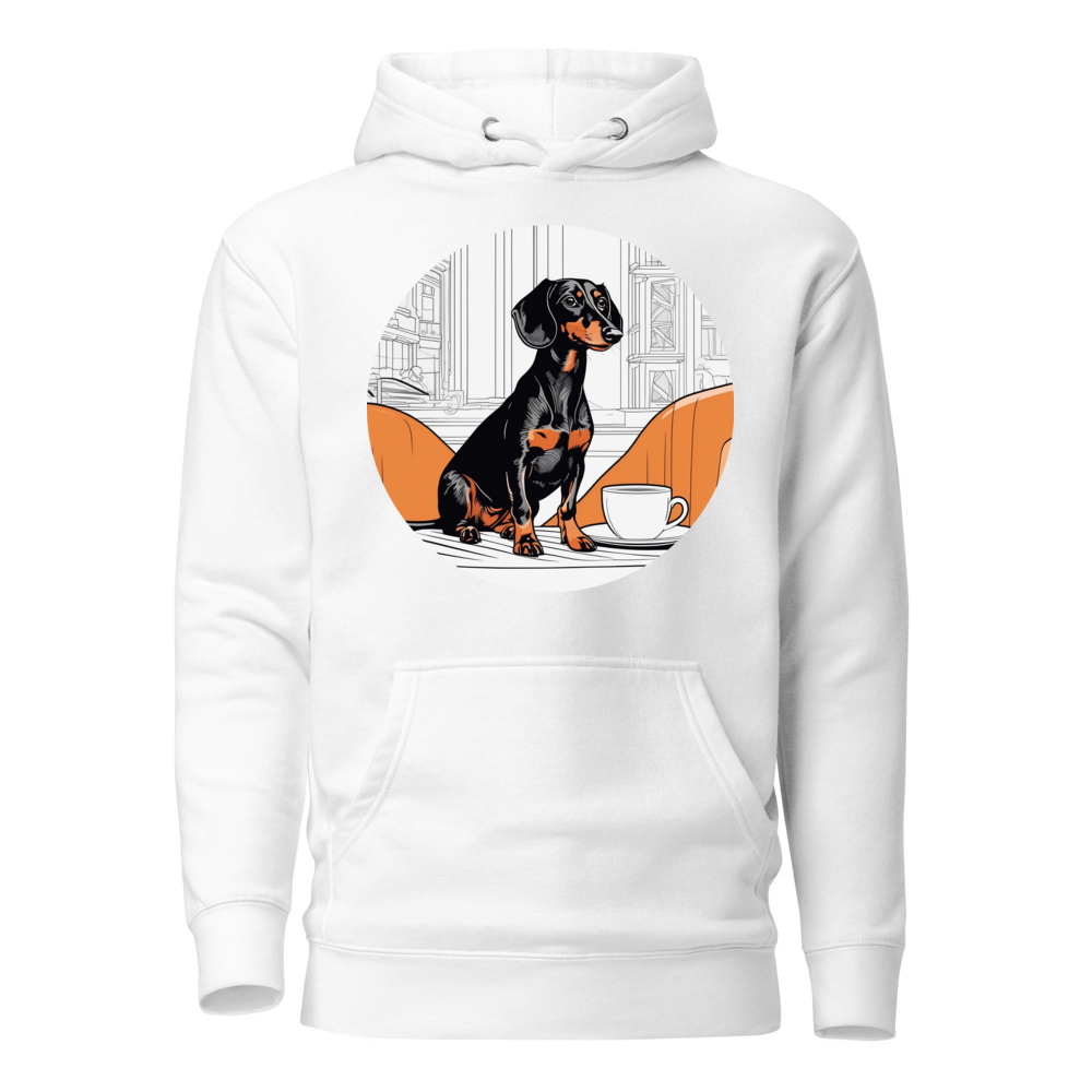 PugMug Custom Black Dachshund Hoodie