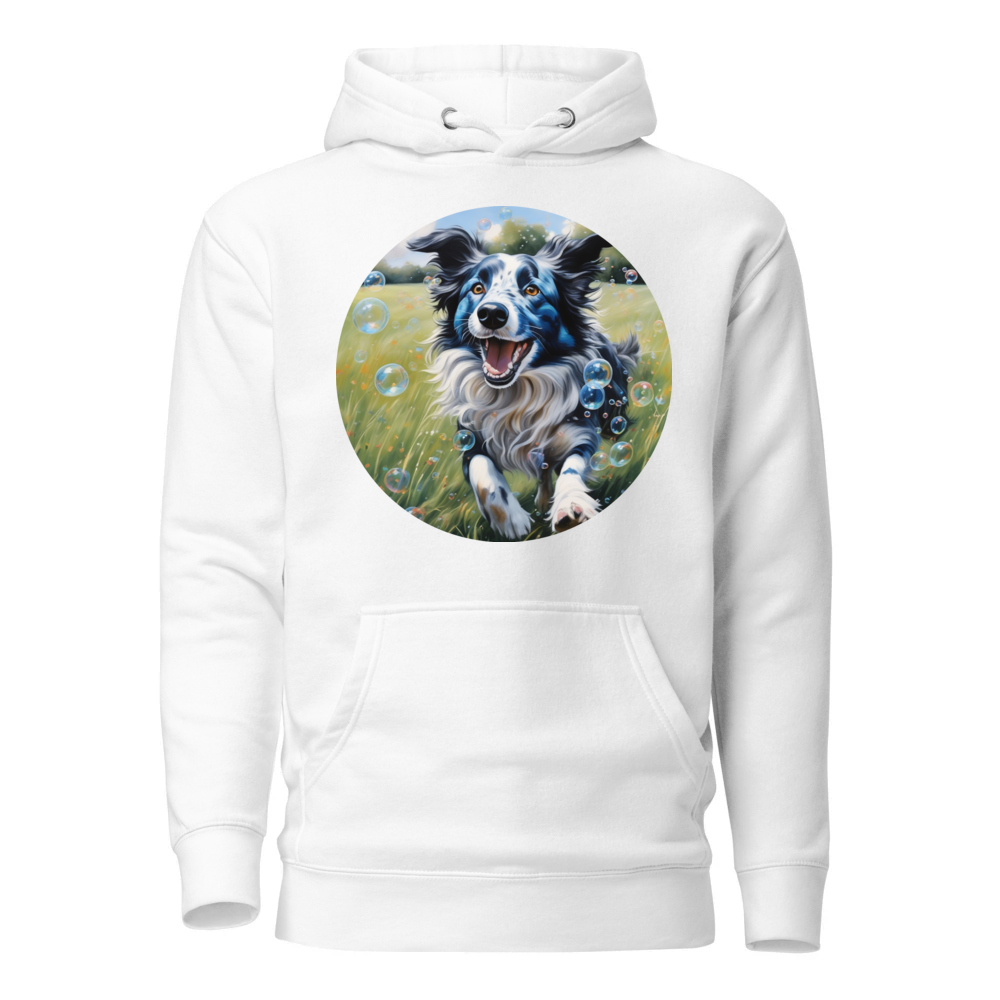 PugMug Custom Blue Merle Border Collie Hoodie