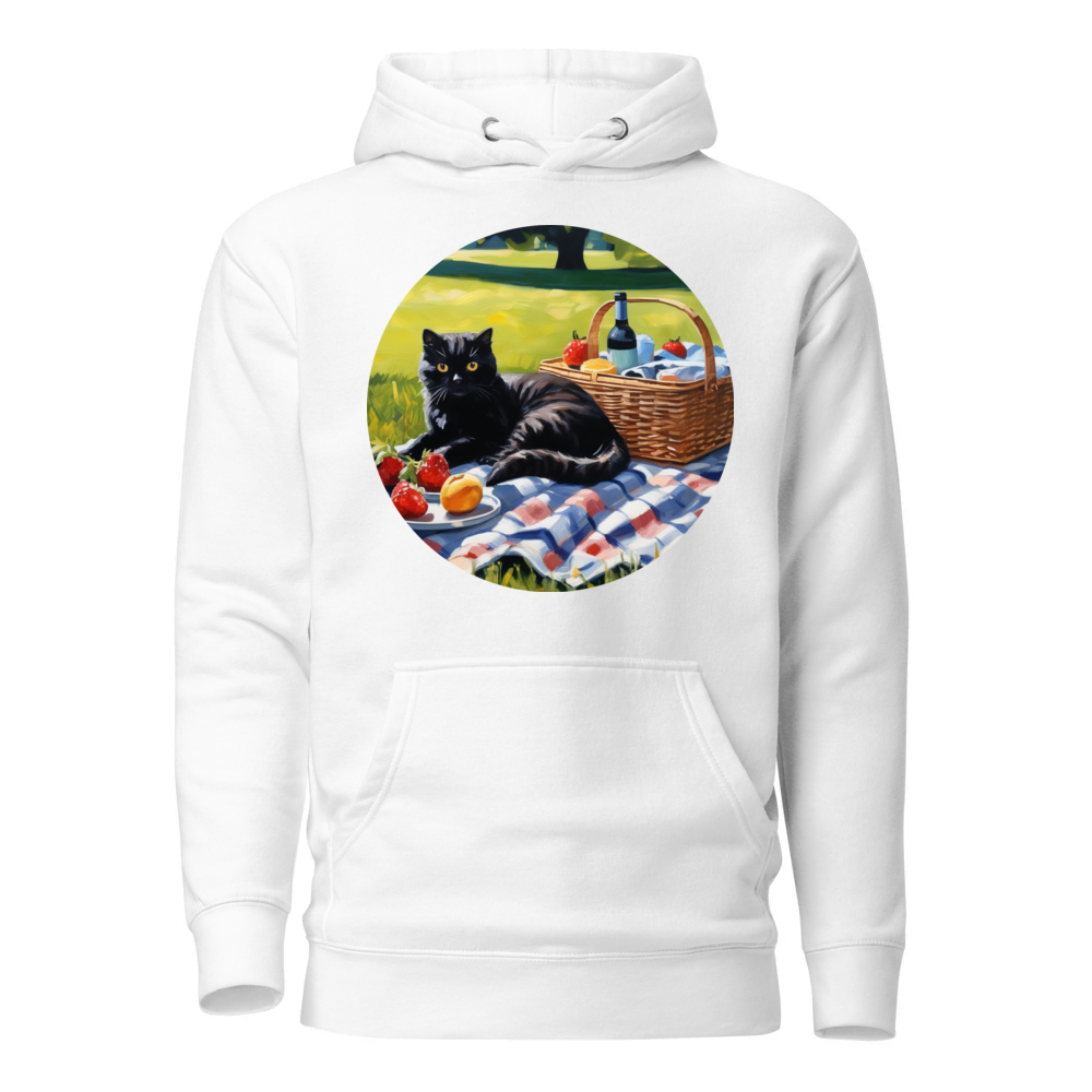 PugMug Custom Black Scottish Fold Cat Hoodie