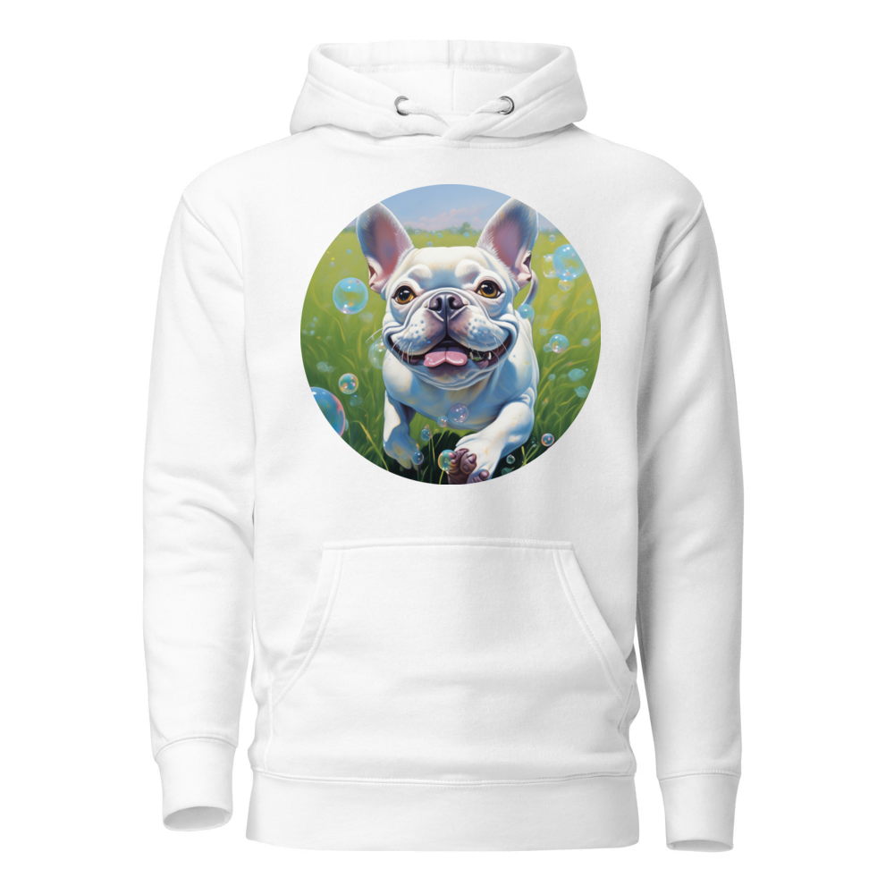 PugMug Custom White French Bulldog Hoodie
