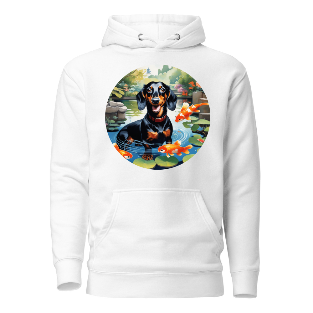PugMug Custom Black Dachshund Hoodie
