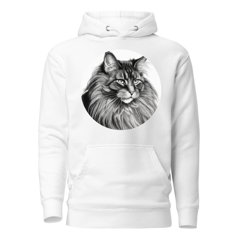 PugMug Custom Black Maine Coon Cat Hoodie