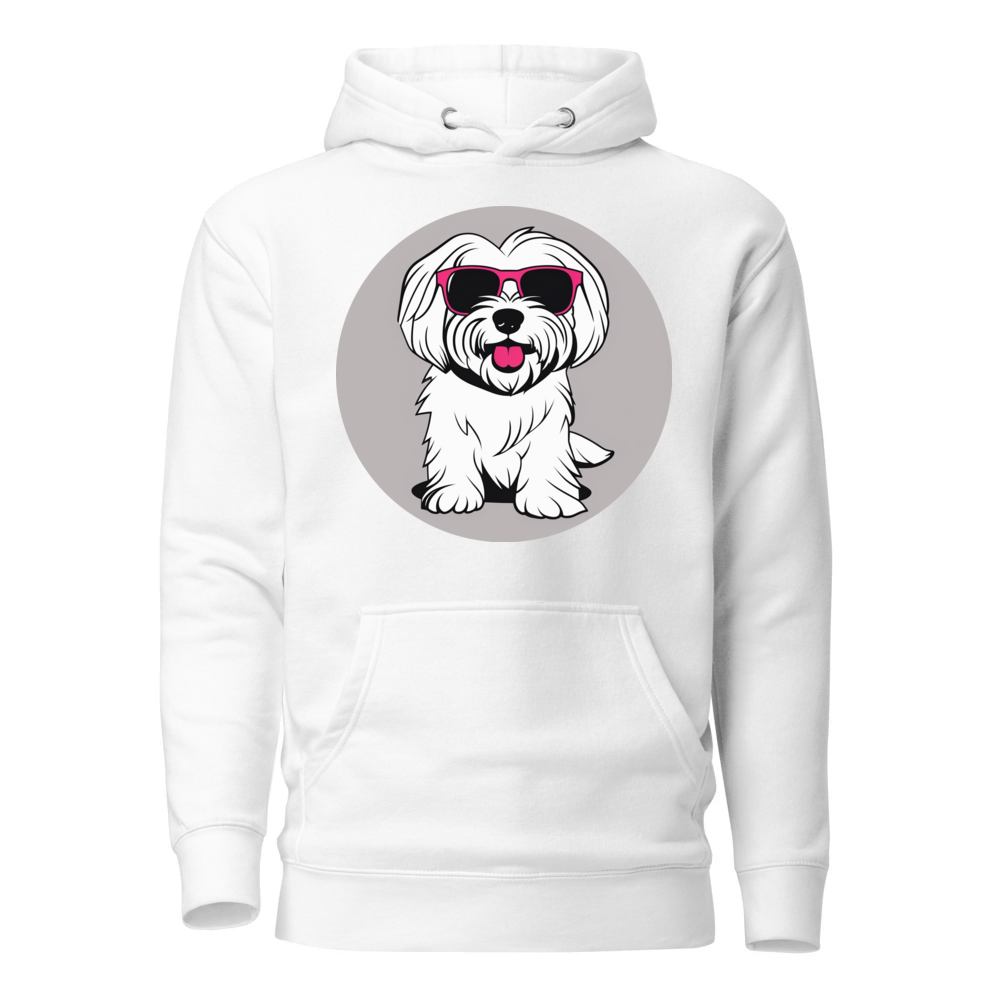 PugMug Custom White Havanese Dog Hoodie
