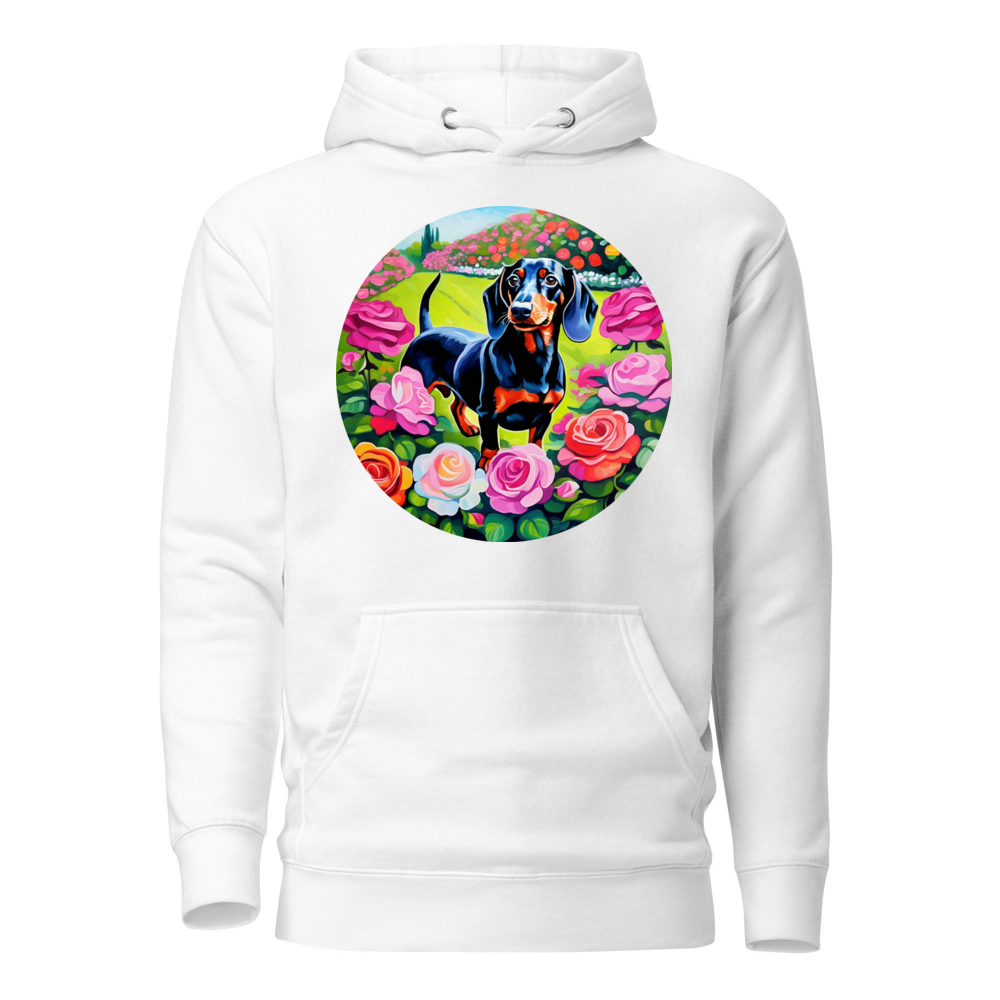 PugMug Custom Black Dachshund Hoodie