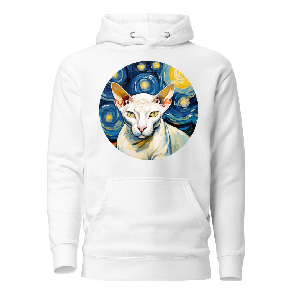 PugMug Custom White Sphynx Cat Hoodie