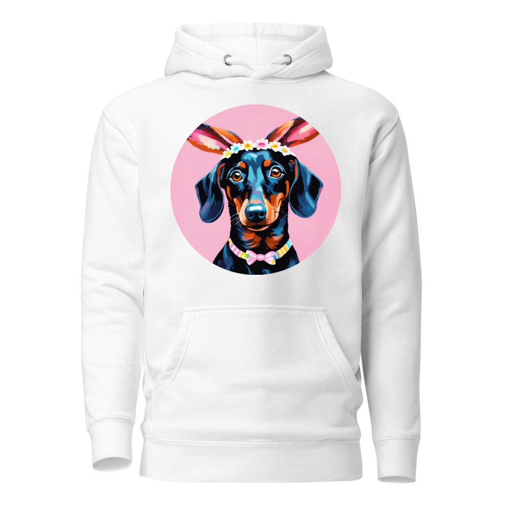 PugMug Custom Black Dachshund Hoodie