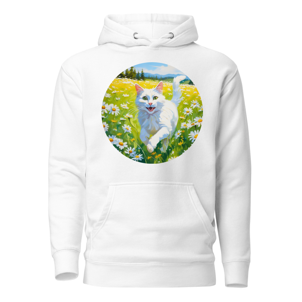 PugMug Custom White Companion Cat Hoodie