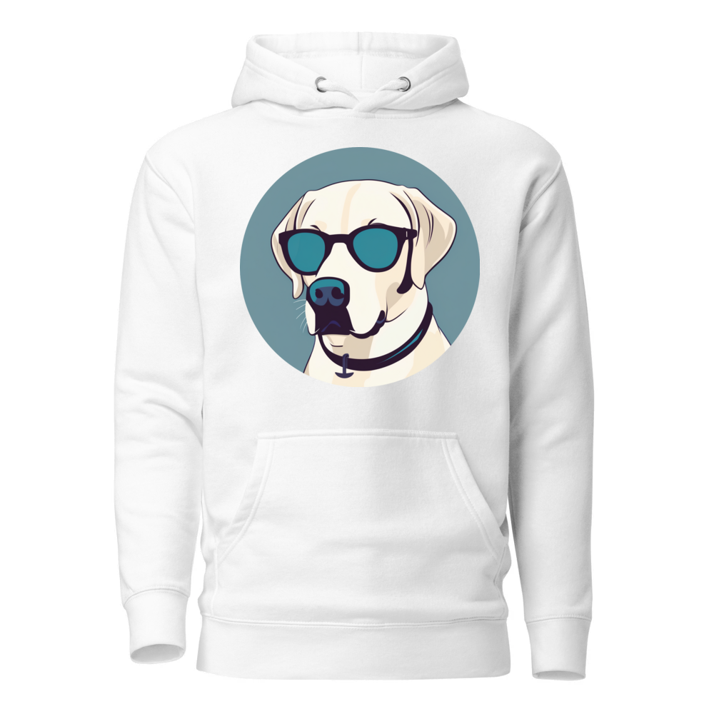 PugMug Custom White Labrador Retriever Hoodie
