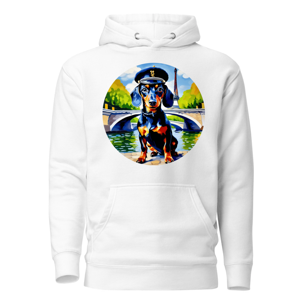 PugMug Custom Black Dachshund Hoodie