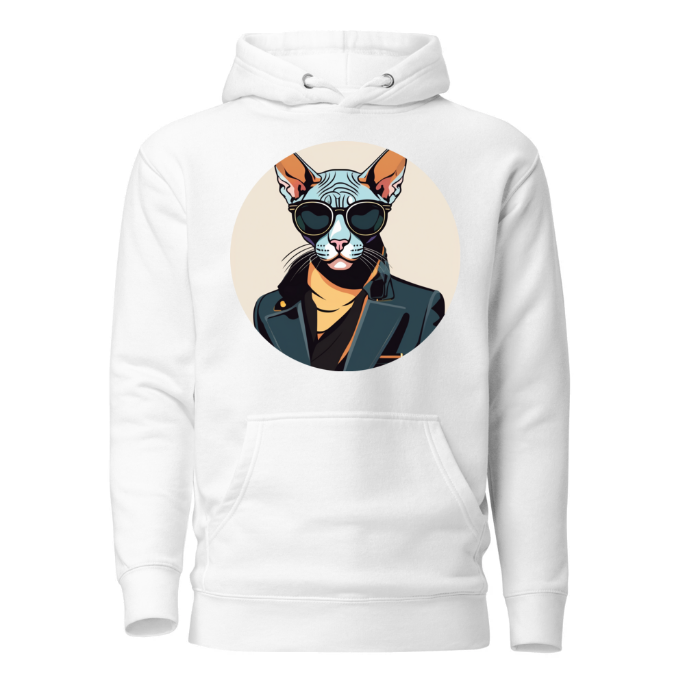 PugMug Custom Black Sphynx Cat Hoodie