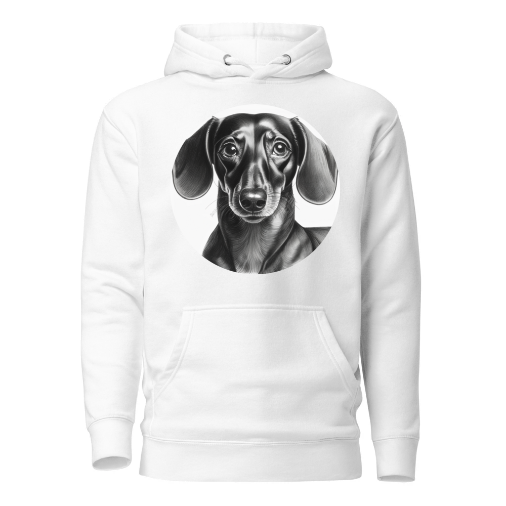PugMug Custom Black Dachshund Hoodie