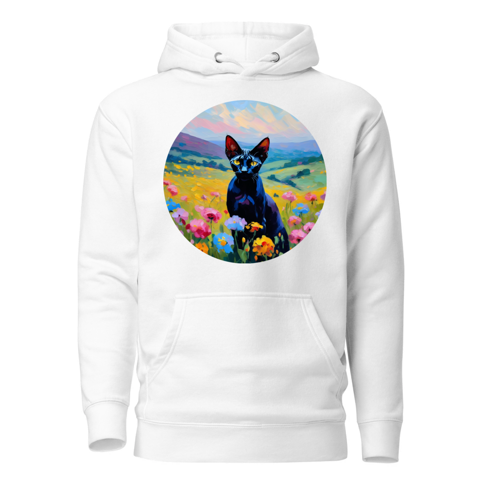 PugMug Custom Black Sphynx Cat Hoodie