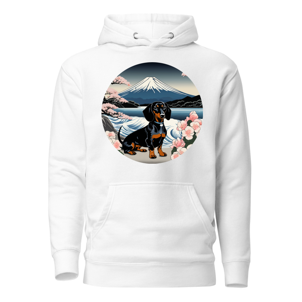 PugMug Custom Black Dachshund Hoodie
