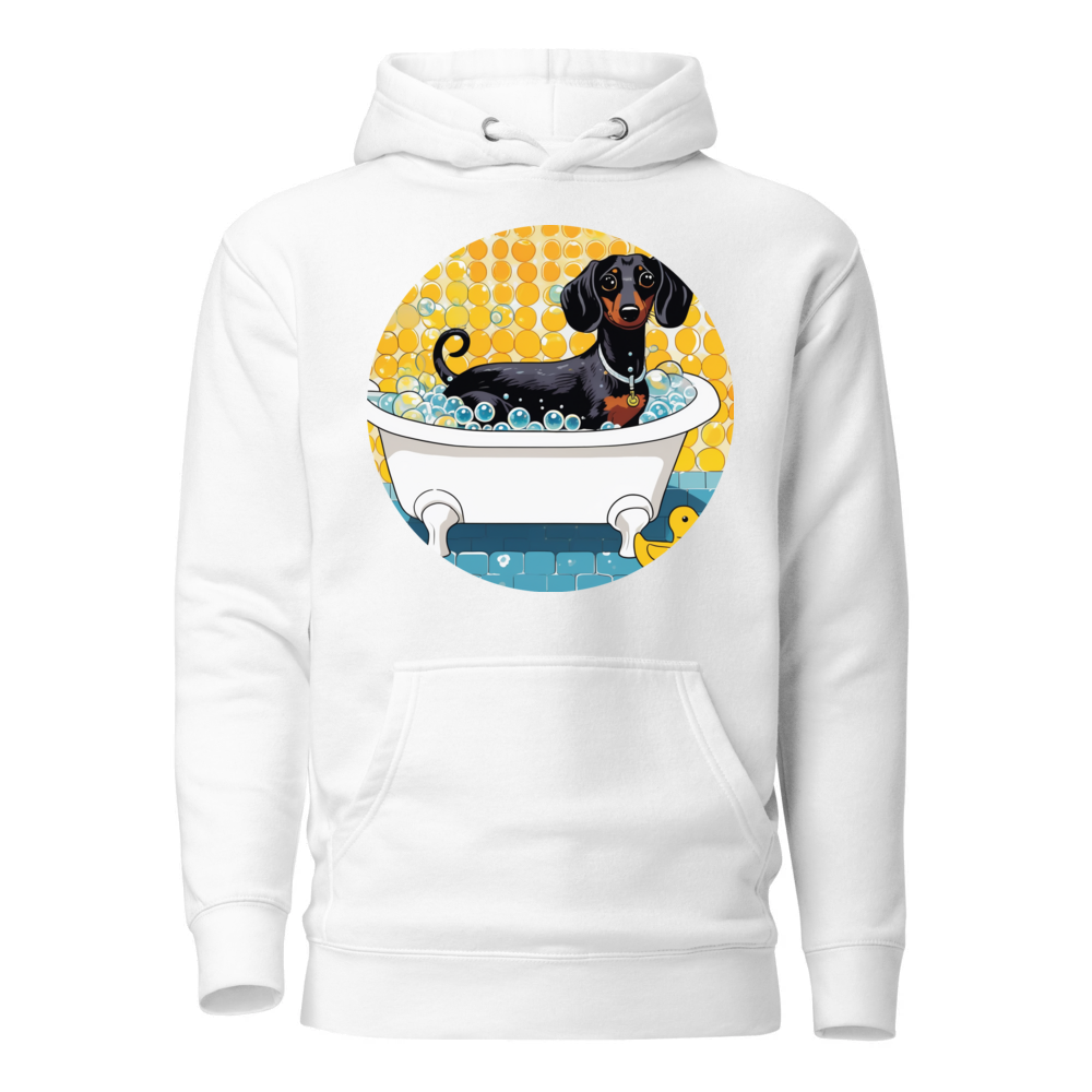 PugMug Custom Black Dachshund Hoodie