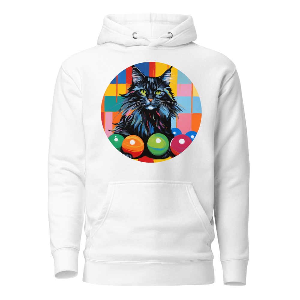 PugMug Custom Black Maine Coon Cat Hoodie