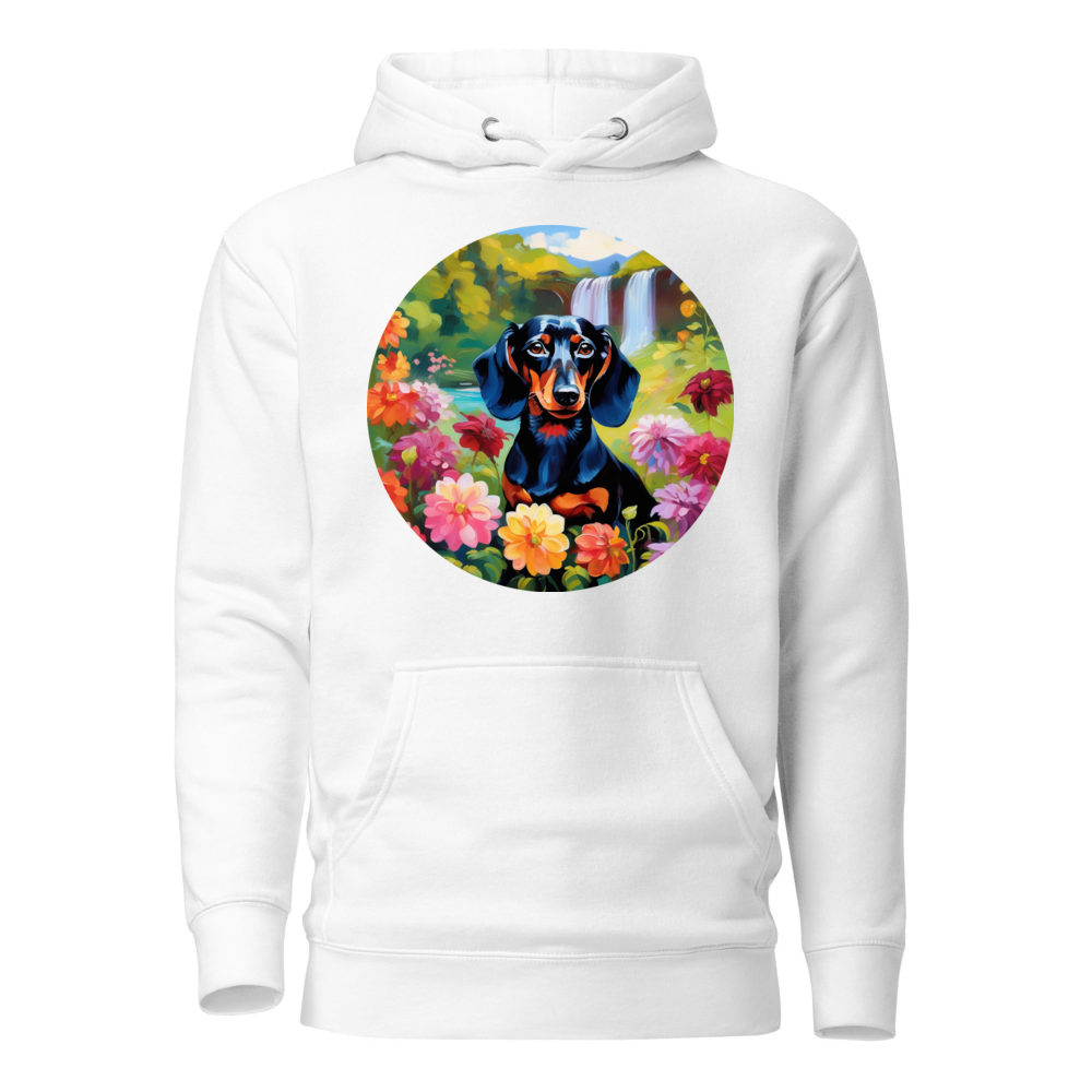 PugMug Custom Black Dachshund Hoodie