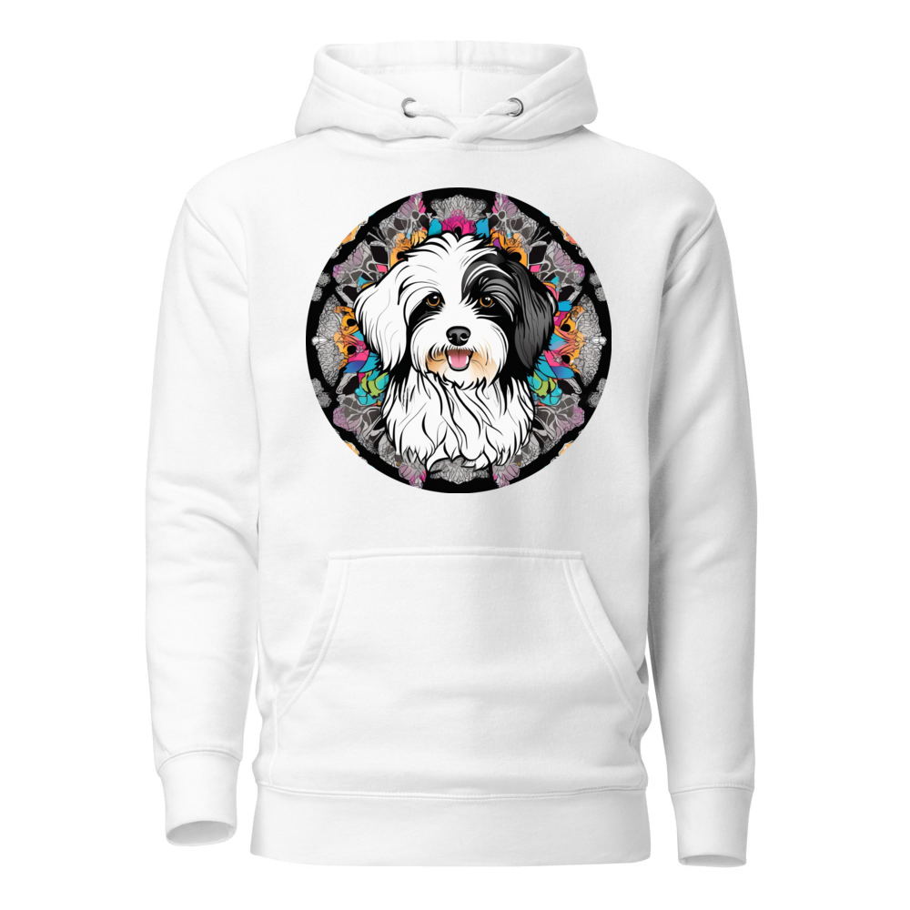 PugMug Custom Black-and-white Havanese Dog Hoodie